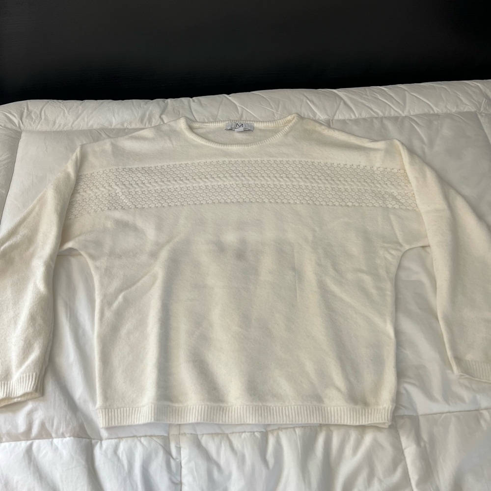 Super soft white sweater